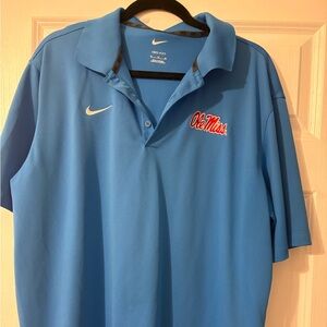 Nike Ole Miss Men's Polo Shirt in Blue